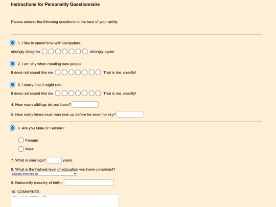 projects/personality_01 screenshot