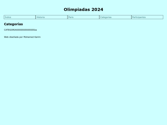 Olimpiadas/Categorias screenshot