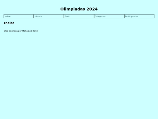 Olimpiadas/Participantes screenshot