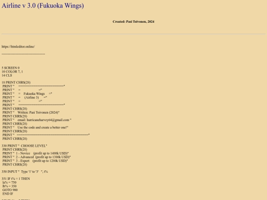 airline3 screenshot