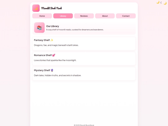 Library screenshot