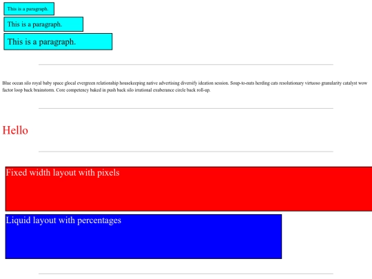 nuevo/paragraph screenshot
