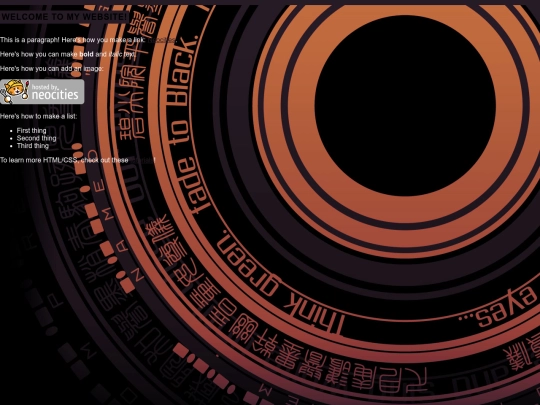 links screenshot
