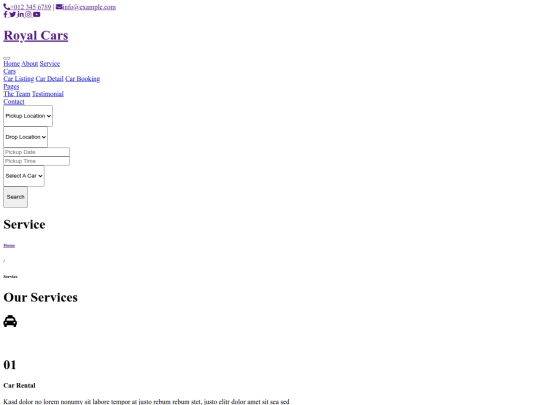 Car01/service screenshot