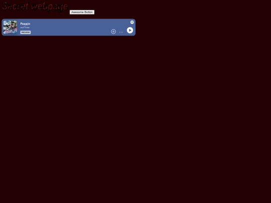 awesome/secret screenshot