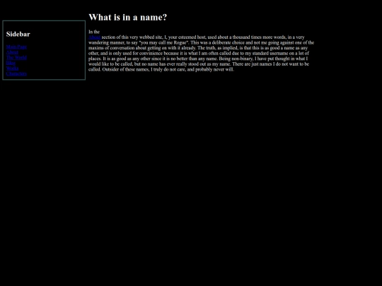 Blogs/name screenshot