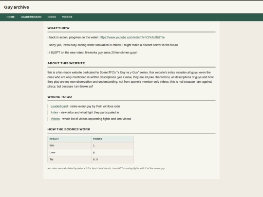index screenshot