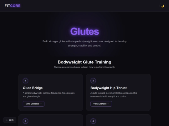Workout/glutes screenshot