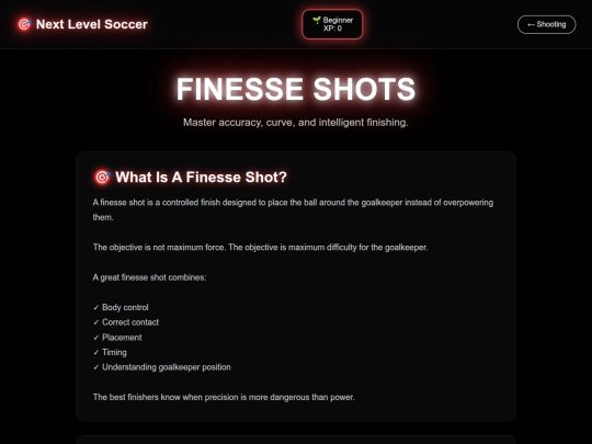 soccer/finesse-shots screenshot
