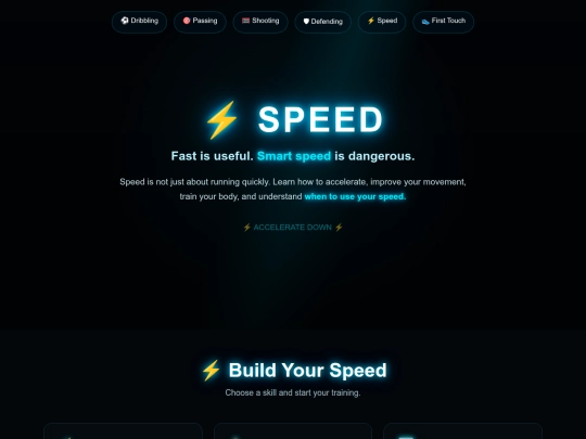 soccer/speed-game screenshot