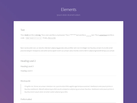 elements screenshot