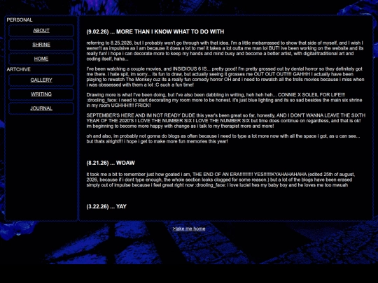journal screenshot