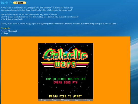 Galactic Wars screenshot