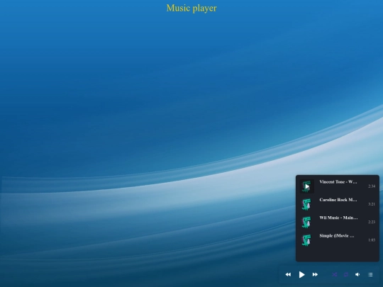 Music screenshot