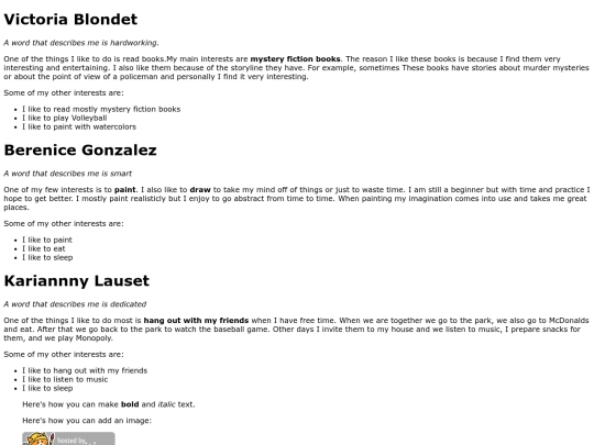 index screenshot