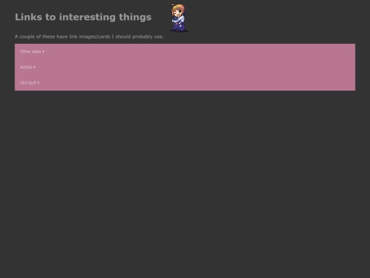 links screenshot