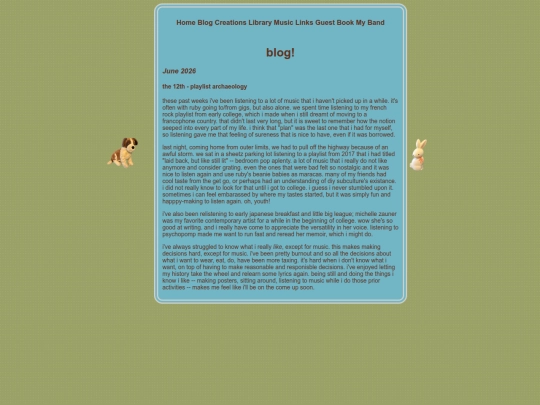 blog screenshot