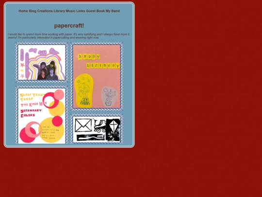 creationpages/papercraft screenshot