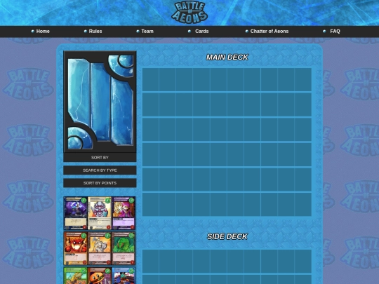 deckBuild screenshot