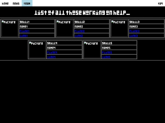 team screenshot