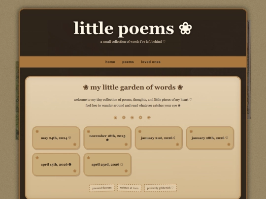poems/poems screenshot