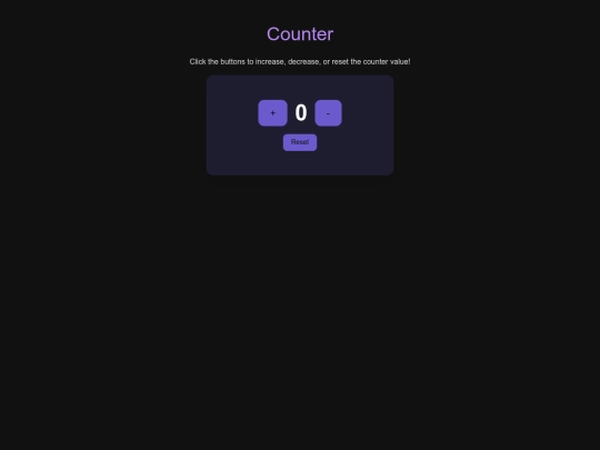 Counter screenshot
