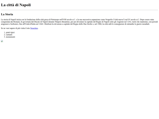 pagine/napoli screenshot