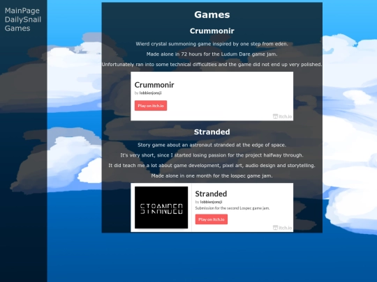 games screenshot