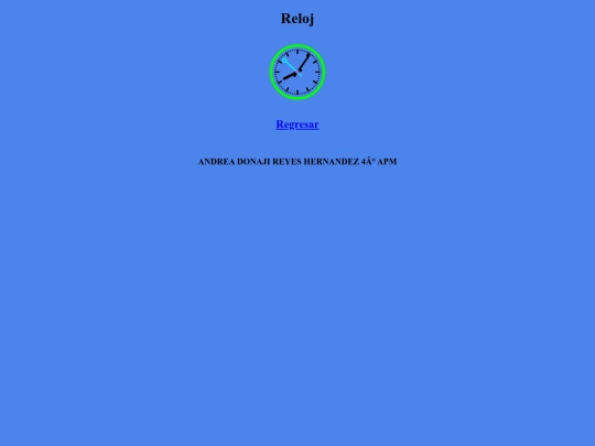 canvas/reloj screenshot