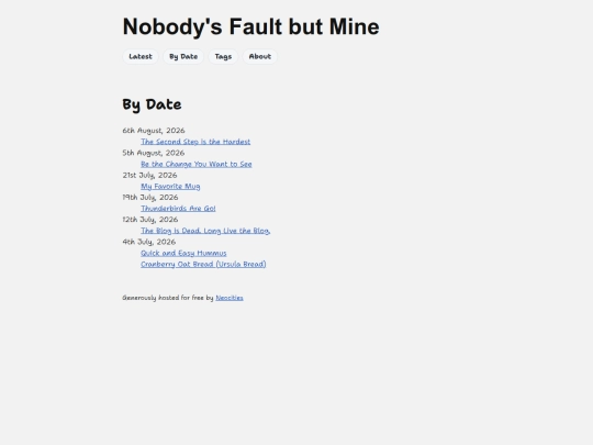 dates screenshot