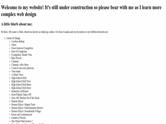 index screenshot