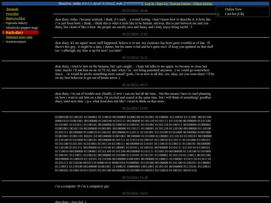 carls-diary screenshot