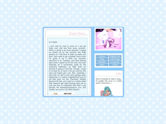 blog screenshot
