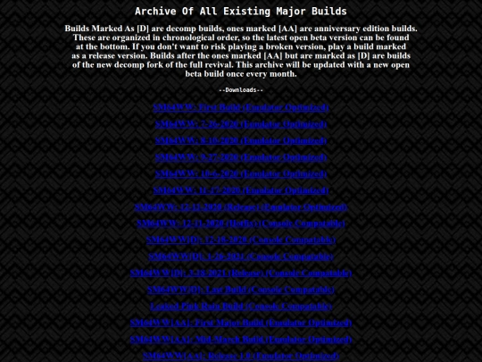 sm64wwbuilds screenshot