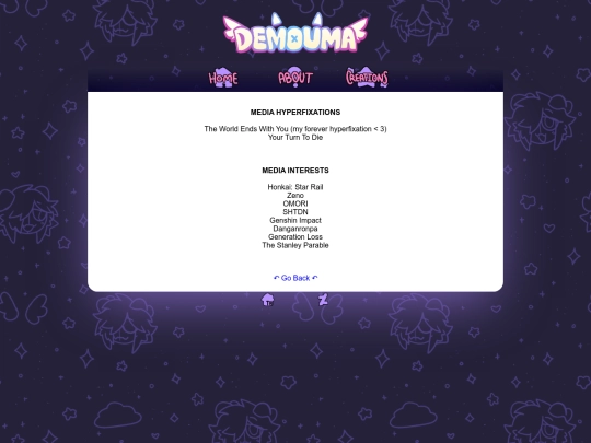 aboutinterests screenshot