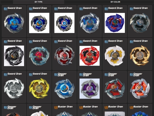 random pages/beybladex-blades screenshot