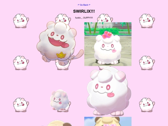 random pages/swirlix screenshot