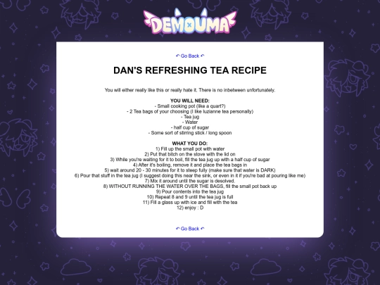random pages/tea-recipe screenshot
