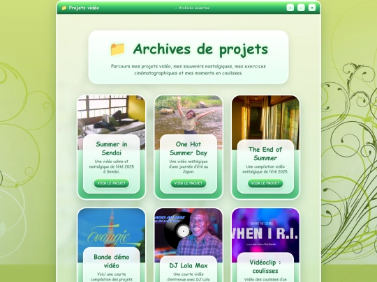fr/videoprojects screenshot