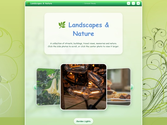 landscapes screenshot