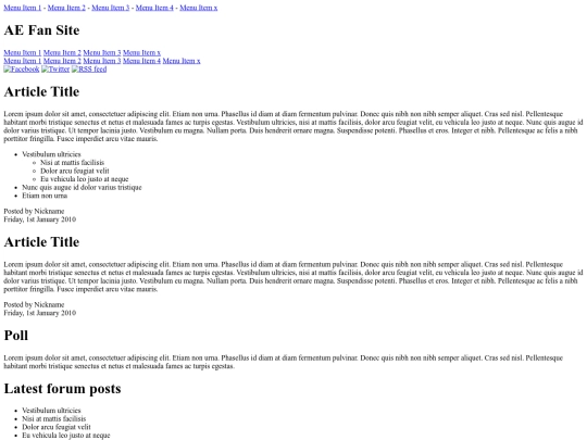 index screenshot