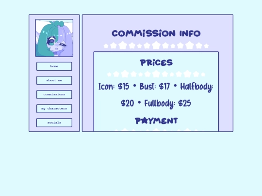 commissions screenshot