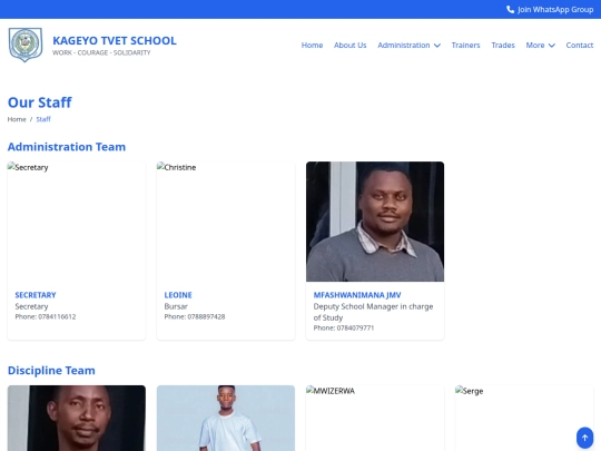 staff screenshot