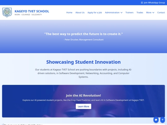 student-projects screenshot