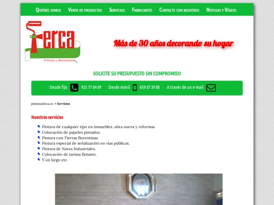 pinturasferca/comotrabajamos screenshot