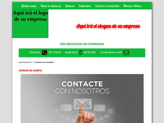 prototipopinturasferca/contacto screenshot