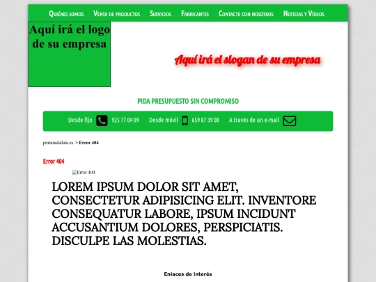 prototipopinturasferca/error screenshot