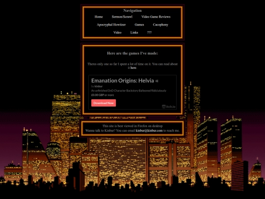 games screenshot