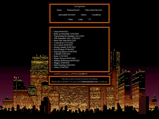 writing screenshot