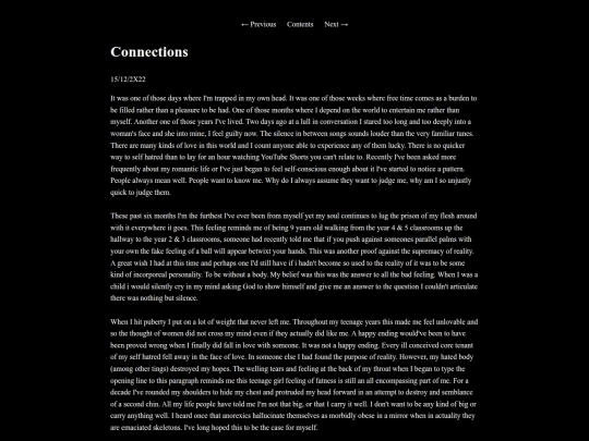 writing/connections screenshot